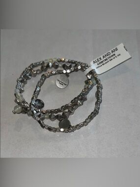 Alex and Ani set of 3 bracelets